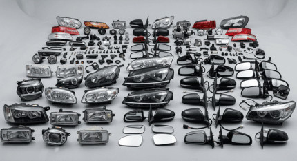 Amplio catálogo de piezas de carrocería nuevas compatibles: faros delanteros, pilotos traseros y retrovisores para todo tipo de vehículos